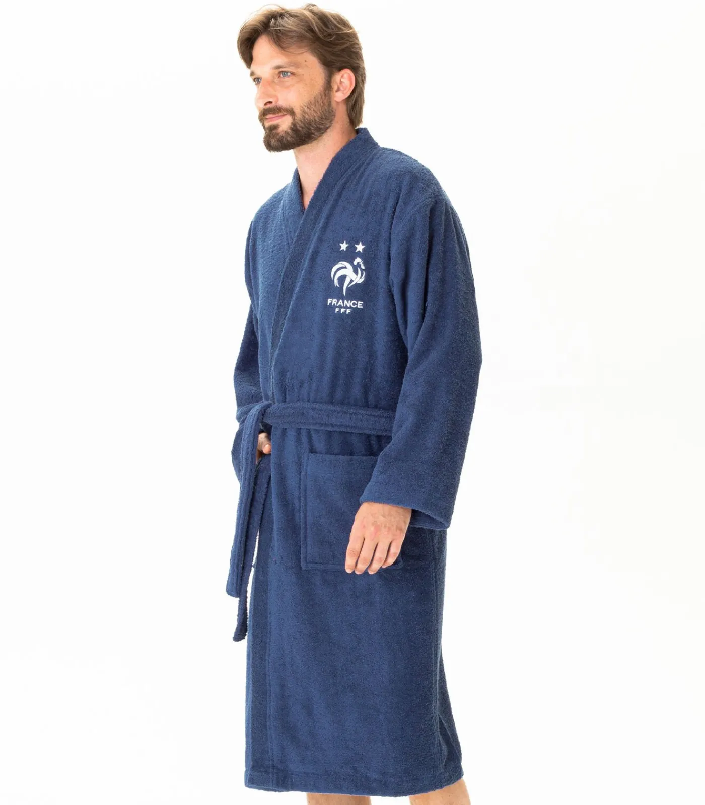 Heren FFF Badjas 100% katoen, CHAMPIONS