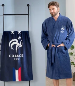 Heren FFF Badjas 100% katoen, CHAMPIONS