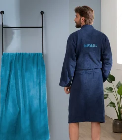 Outlet Badjas 100% katoen, OM RUBAN DAMES Badjassen