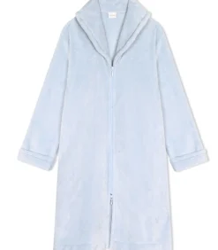 Sale Badjas met ritssluiting van flanellen pluche ESSENTIEL H56B DAMES Loungewear