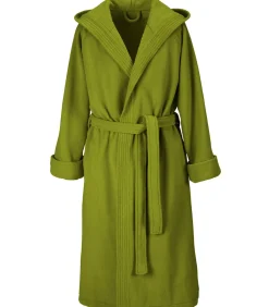 Hot Badjas Reese, Cactus groen - S - Unisex - Katoen/Polyester DAMES Badjassen