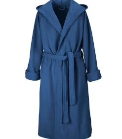 DAMES Mood!t Badjas Reese, Marineblauw - XL - Unisex - Katoen/Polyester