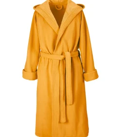 DAMES Mood!t Badjas Reese, Sunshine geel - M - Unisex - Katoen/Polyester