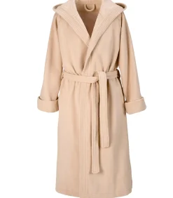 Badjas Reese, Zand - S - Unisex - Katoen/Polyester DAMES Badjassen