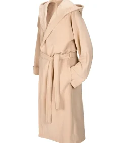 Badjas Reese, Zand - S - Unisex - Katoen/Polyester DAMES Badjassen