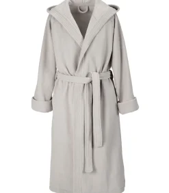 DAMES Mood!t Badjas Reese, Zilver - XXL - Unisex - Katoen/Polyester