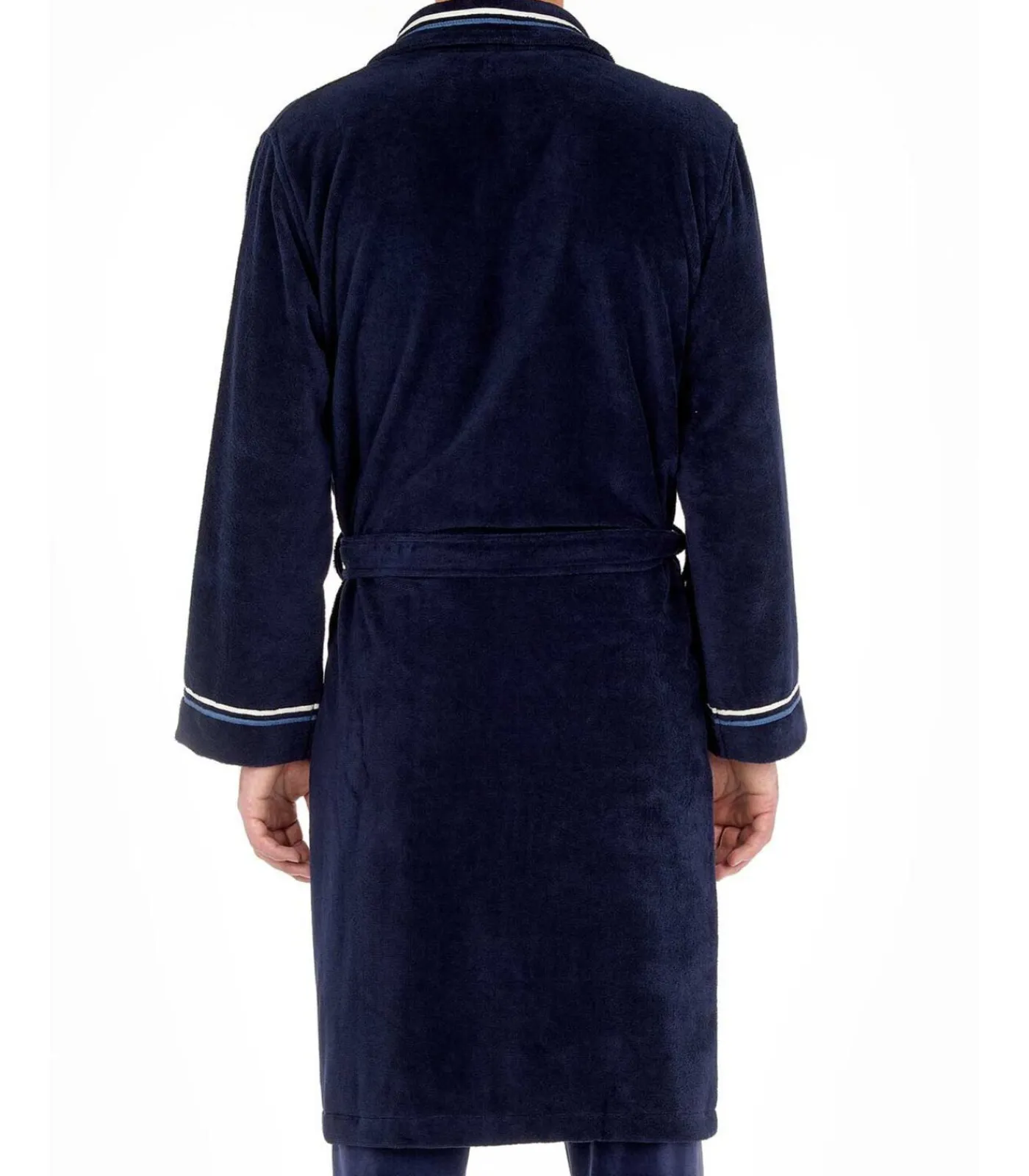 Clearance badjas transat bathrobe navy Heren Badjassen