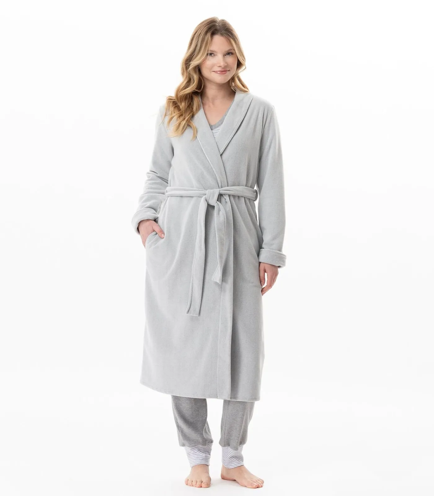 Badjas van micropolar FLOCON 160 DAMES Loungewear