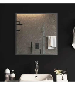 vidaXL Badkamerspiegel LED 60x60 cm