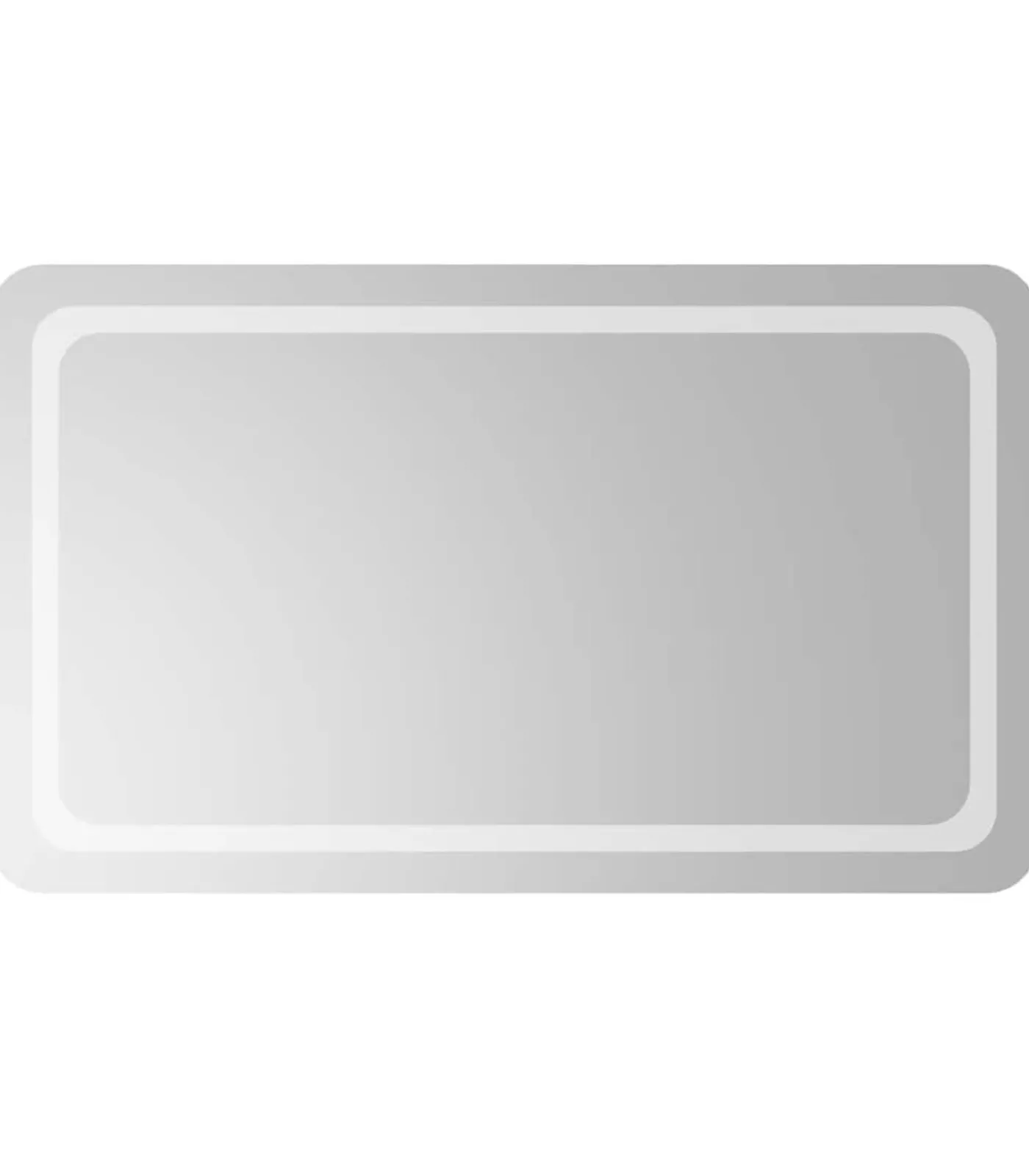 vidaXL Badkamerspiegel LED 100x60 cm