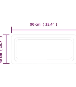 vidaXL Badkamerspiegel LED 40x90 cm