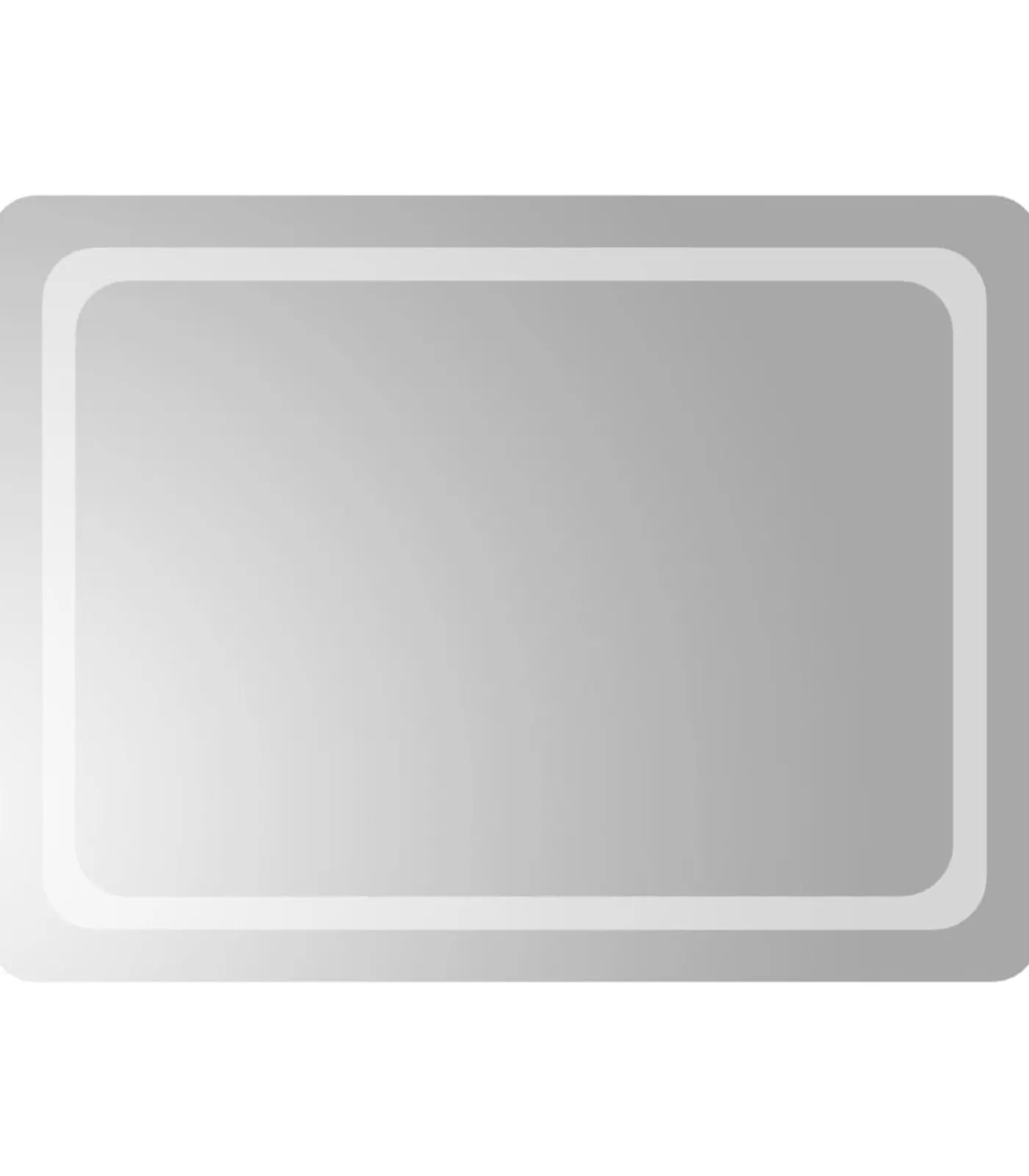 vidaXL Badkamerspiegel LED 60x80 cm