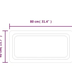 Clearance Badkamerspiegel LED 40x80 cm Spiegels