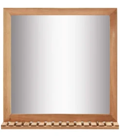 Sale Badkamerspiegel 60x12x62 massief walnotenhout Spiegels
