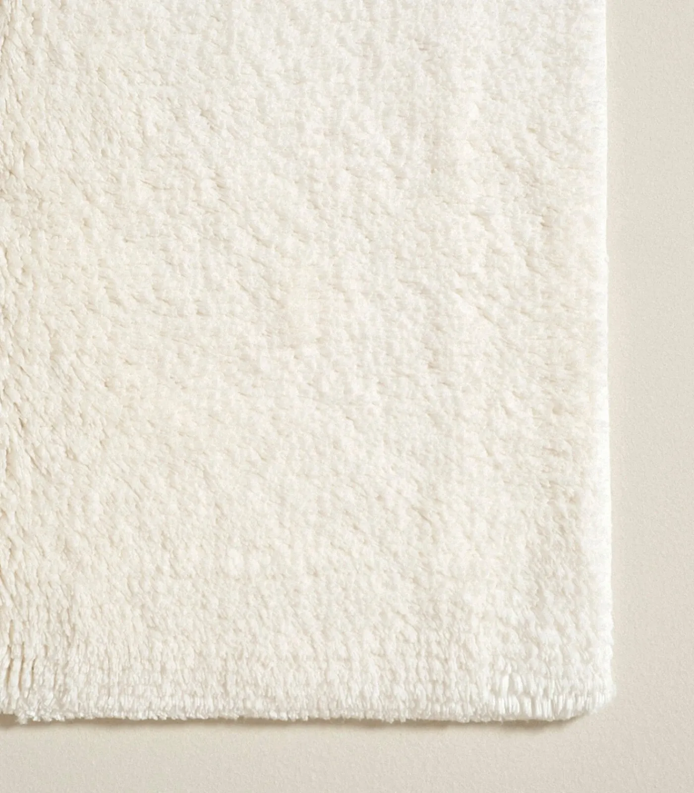 Badmat Bamboe Solid 60x100 cm Ecru Bad-& Douchematten