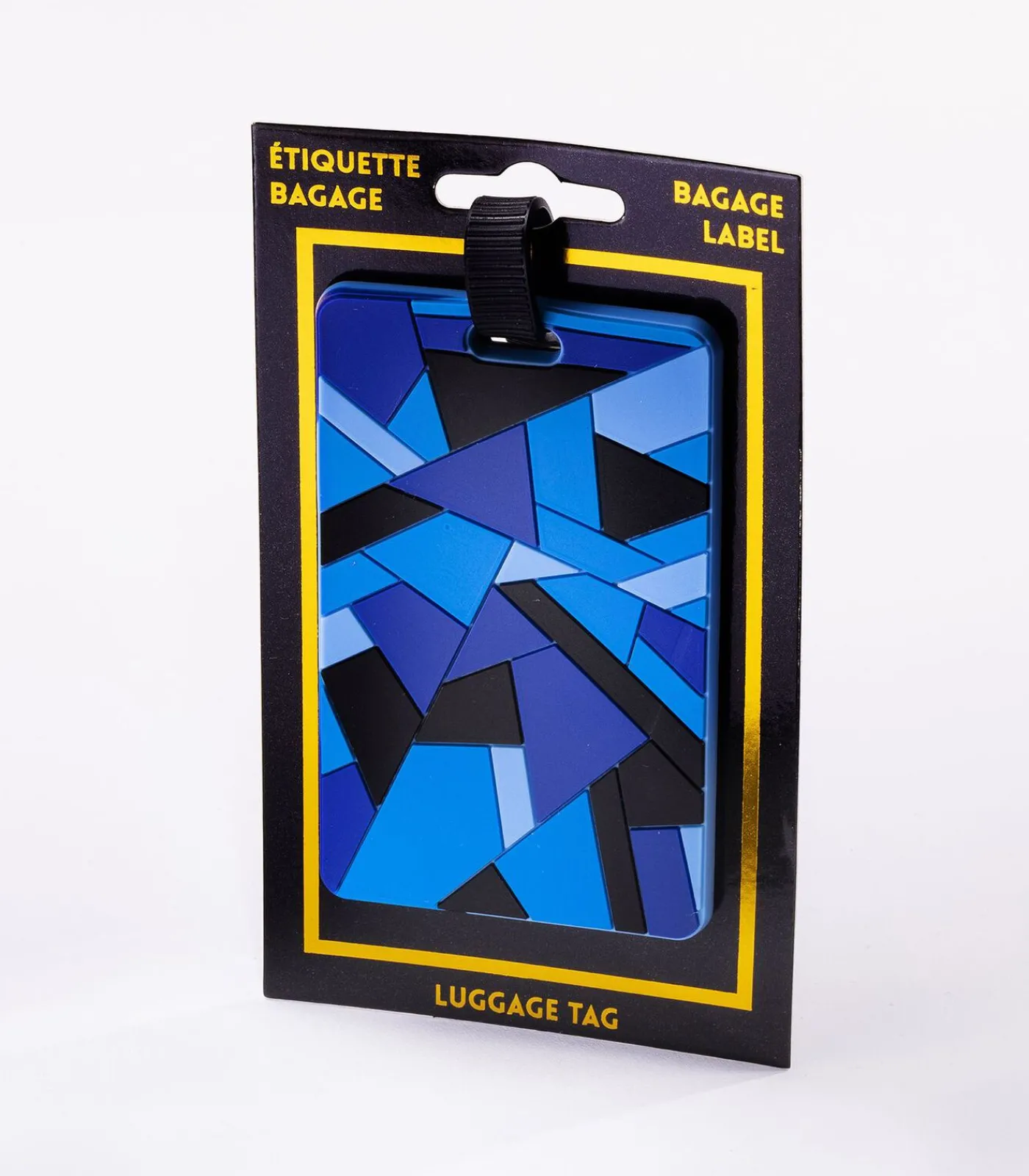 Editor Bagagelabel - Blauwe mozaiek