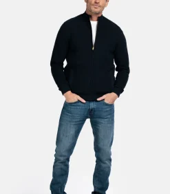 Heren Baileys Fijngebreid Vest – Navy