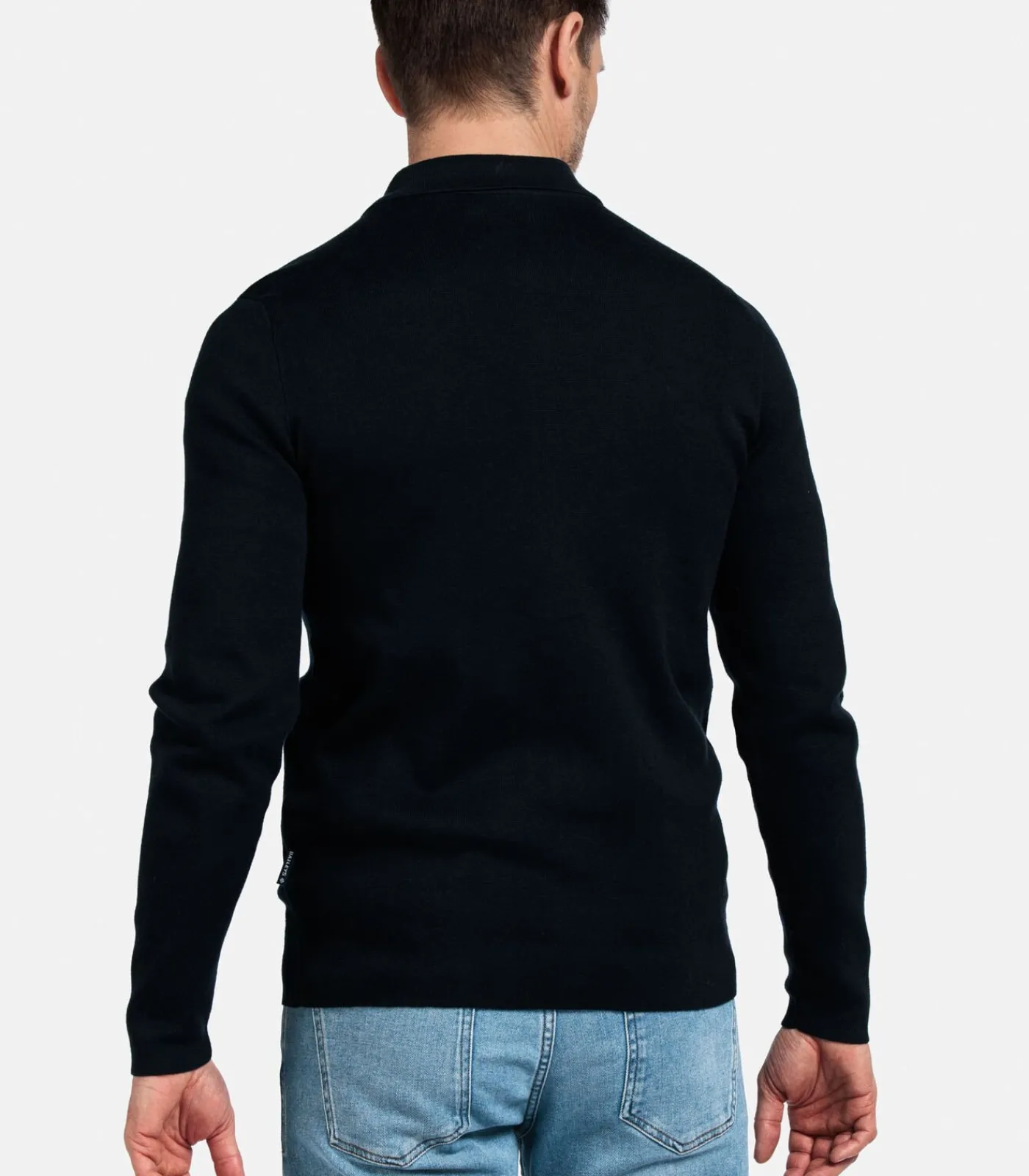 Heren Baileys Gebreid Vest met Rits – Navy