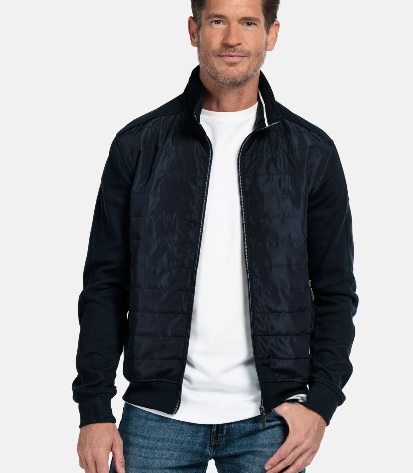 Heren Baileys Gewatteerd Vest – Blauw