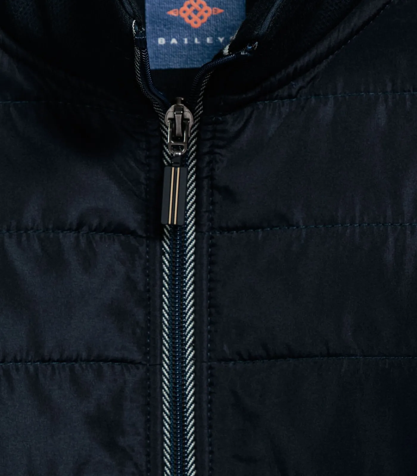 Heren Baileys Gewatteerd Vest – Blauw