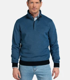 Heren Baileys Half-Zip Sweatshirt – Donkerblauw