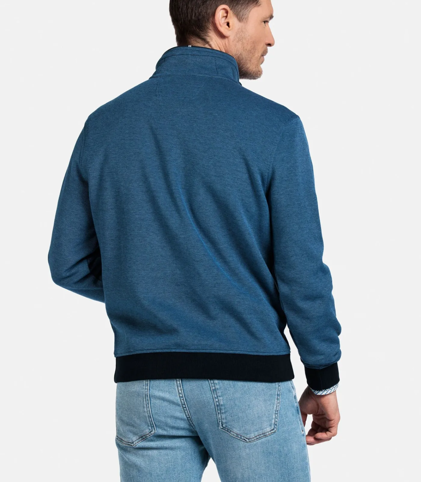 Heren Baileys Half-Zip Sweatshirt – Donkerblauw