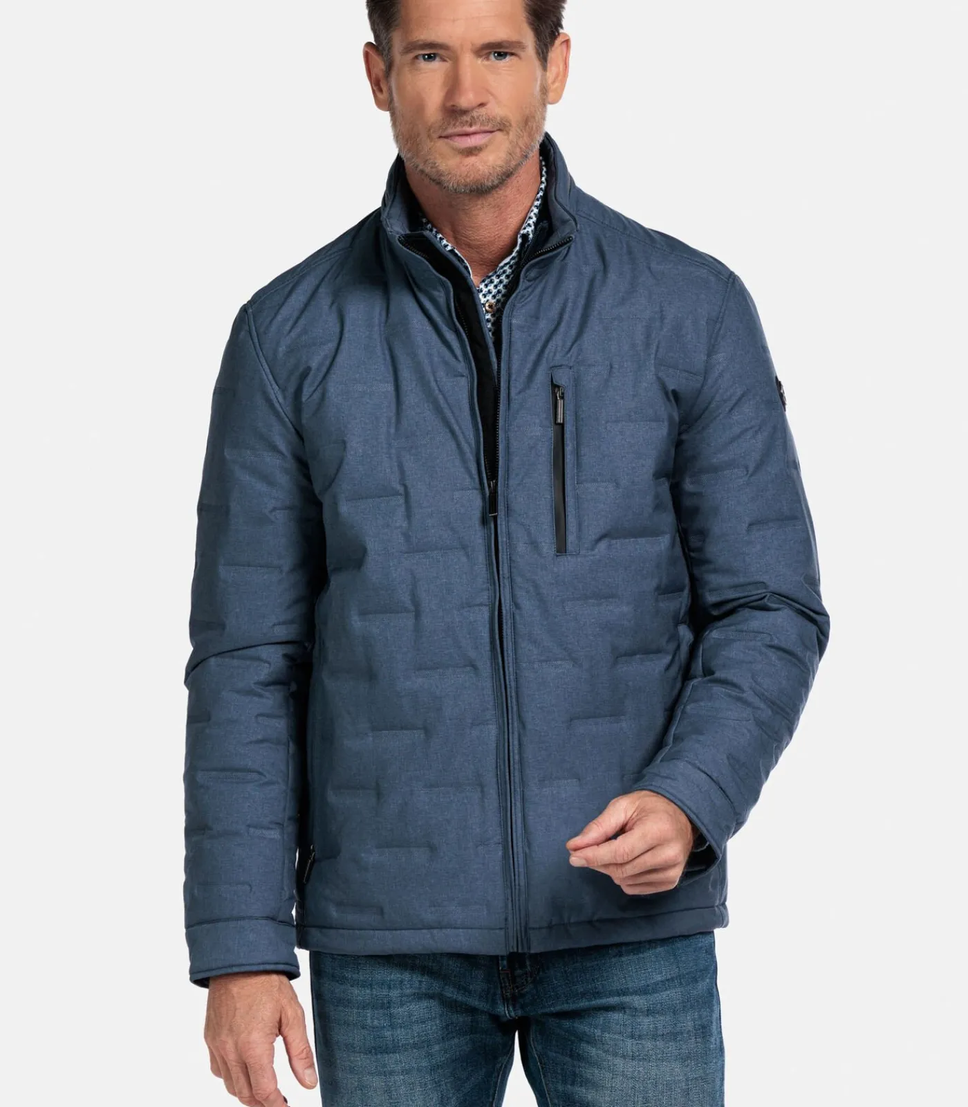 Heren Baileys jas - Denim