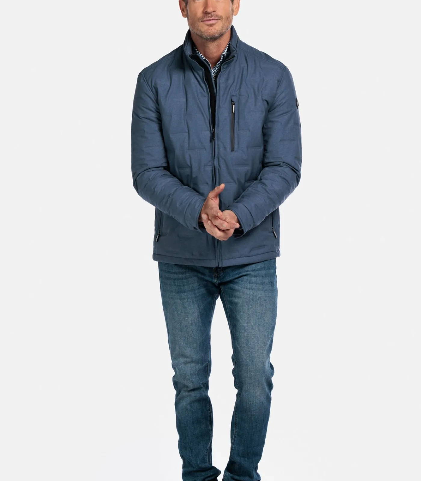 Heren Baileys jas - Denim