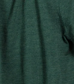 Heren Baileys Merino Wol V-hals Trui – Donkergroen