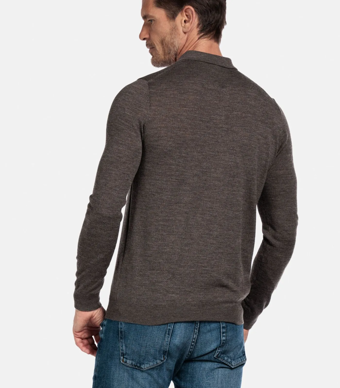 Heren Baileys Pullover - Donker Taupe