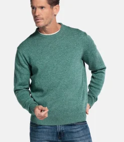 Clearance Pullover - Donkergroen Heren Truien & Cardigans
