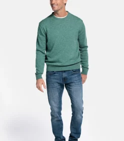 Clearance Pullover - Donkergroen Heren Truien & Cardigans