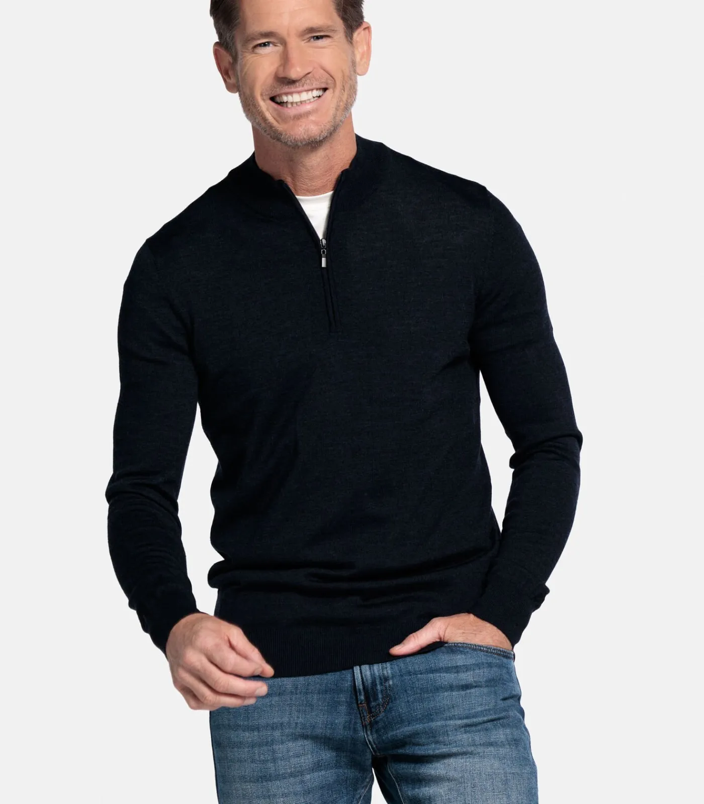 Heren Baileys pullover - Navy