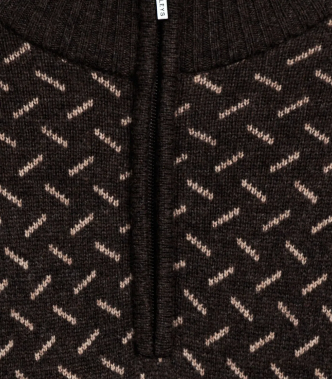 Heren Baileys Pullover met print - Bruin