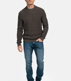 Clearance Pullover met structuur - Heren Truien & Cardigans