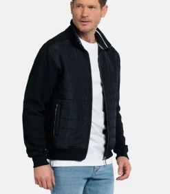 Outlet Sportief Sweatvest – Navy Heren Truien & Cardigans
