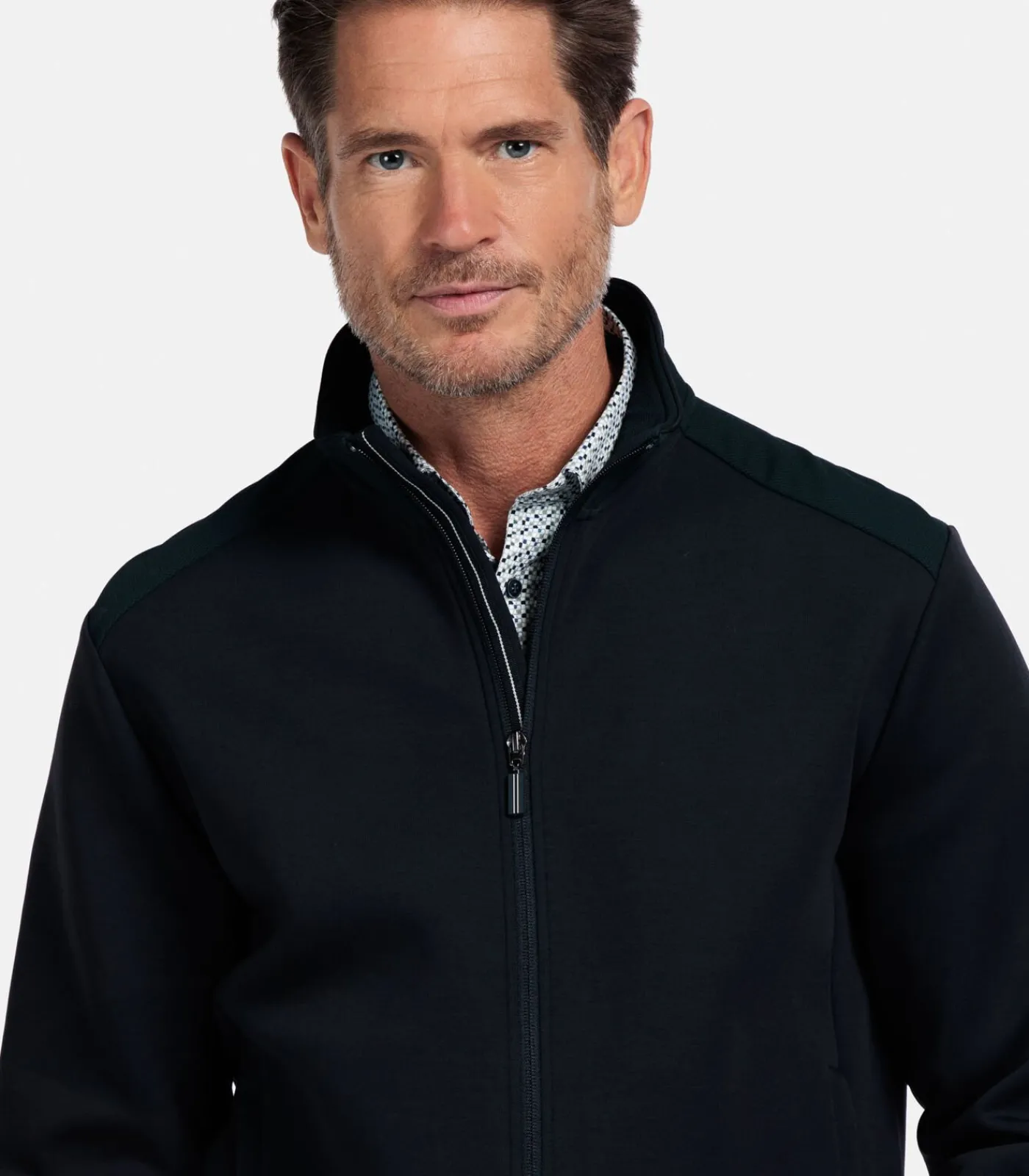 New Sportief Vest - Navy Heren Truien & Cardigans