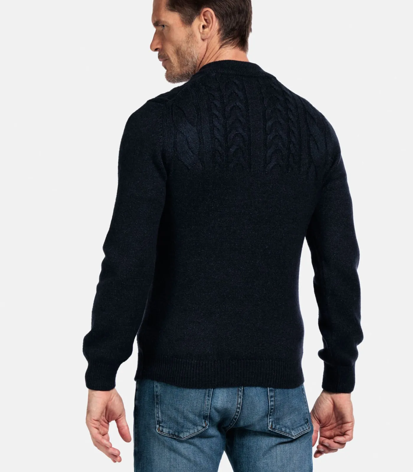 Heren Baileys sportief vest - Navy