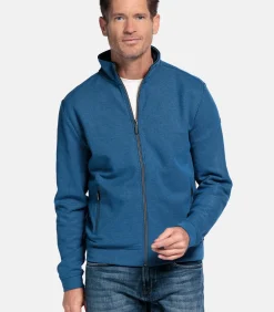 Online sweatvest - Delftblauw Heren Truien & Cardigans