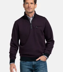 New two-tone pullover - Bordeaux Heren Truien & Cardigans