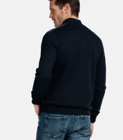 Clearance Two-Tone Vest – Navy Heren Truien & Cardigans