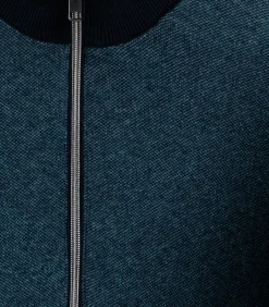 Clearance Two-Tone Vest – Navy Heren Truien & Cardigans