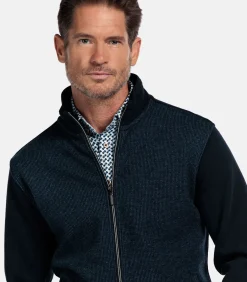 Heren Baileys two-tone vest - Navy