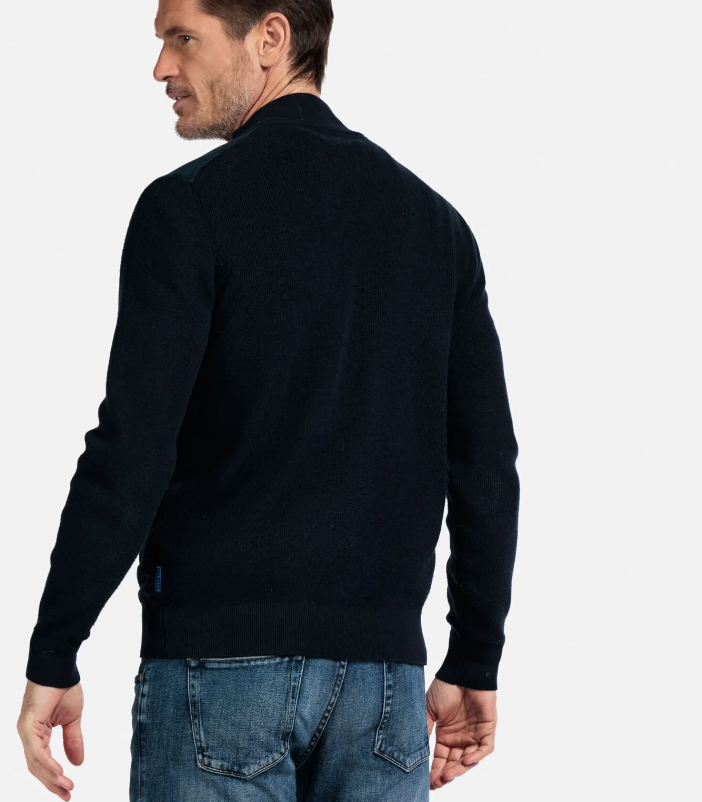 Outlet Vest - Navy Heren Truien & Cardigans