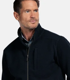 Hot Vest met Structuur – Navy Heren Truien & Cardigans