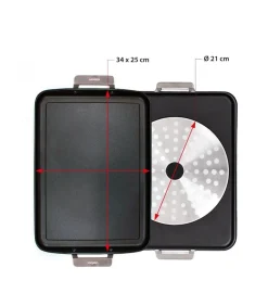 Valira Bakplaat Aire- 34 x 25 cm - standaard anti-aanbaklaag