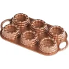 Bakvorm Shortcake Basket Bundt Koper - 6 stuks Bakken