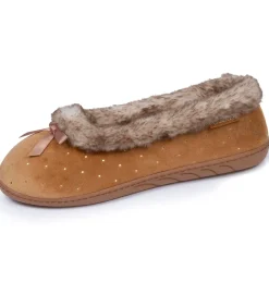 DAMES ISOTONER Ballerina damesslippers Glossy