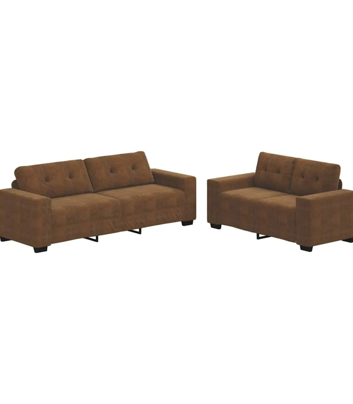 Best Bank 2 pcs Bruin 221 x 78 x 80 cm Kunstleer Zetels