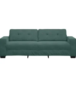 Best Bank met kussen Donkergroen Fluweel Zetels